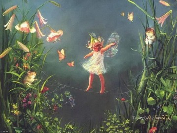 Flower Fairy for kid Oil Paintings